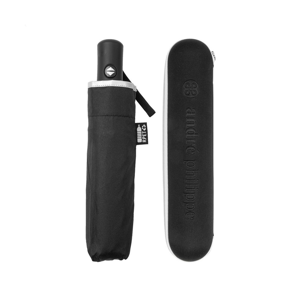 Parasole klasyczne z logo – ouragan parasol rpet AP800143-10__D Ouragan Parasol RPET AP800143-10__D