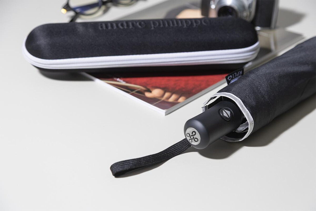 Parasole klasyczne z logo – ouragan parasol rpet AP800143-10__DG2 Ouragan Parasol RPET AP800143-10__DG2