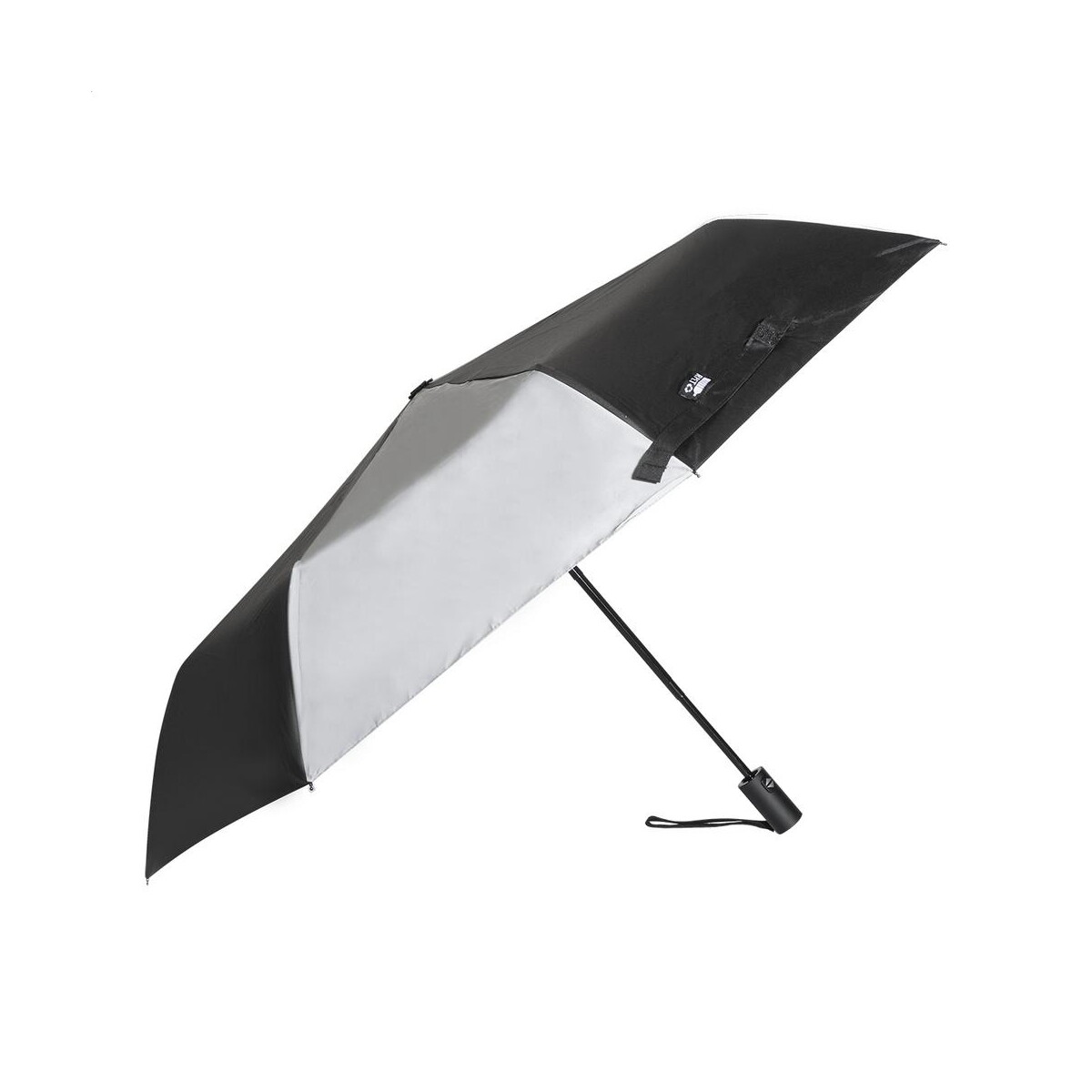 Parasole sztormowe z logo – radians fold odblaskowy parasol rpet AP800279-10__A Radians Fold odblaskowy parasol RPET AP800279-10__A