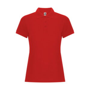Pegaso Premium koszulka damska polo z krótkim rękawem - czerwona