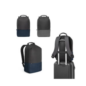 GENOA BPACK. Plecak antykradzieżowy z poliestru 600D o wysokiej gęstości pochodzącego z recyklingu 92190_set