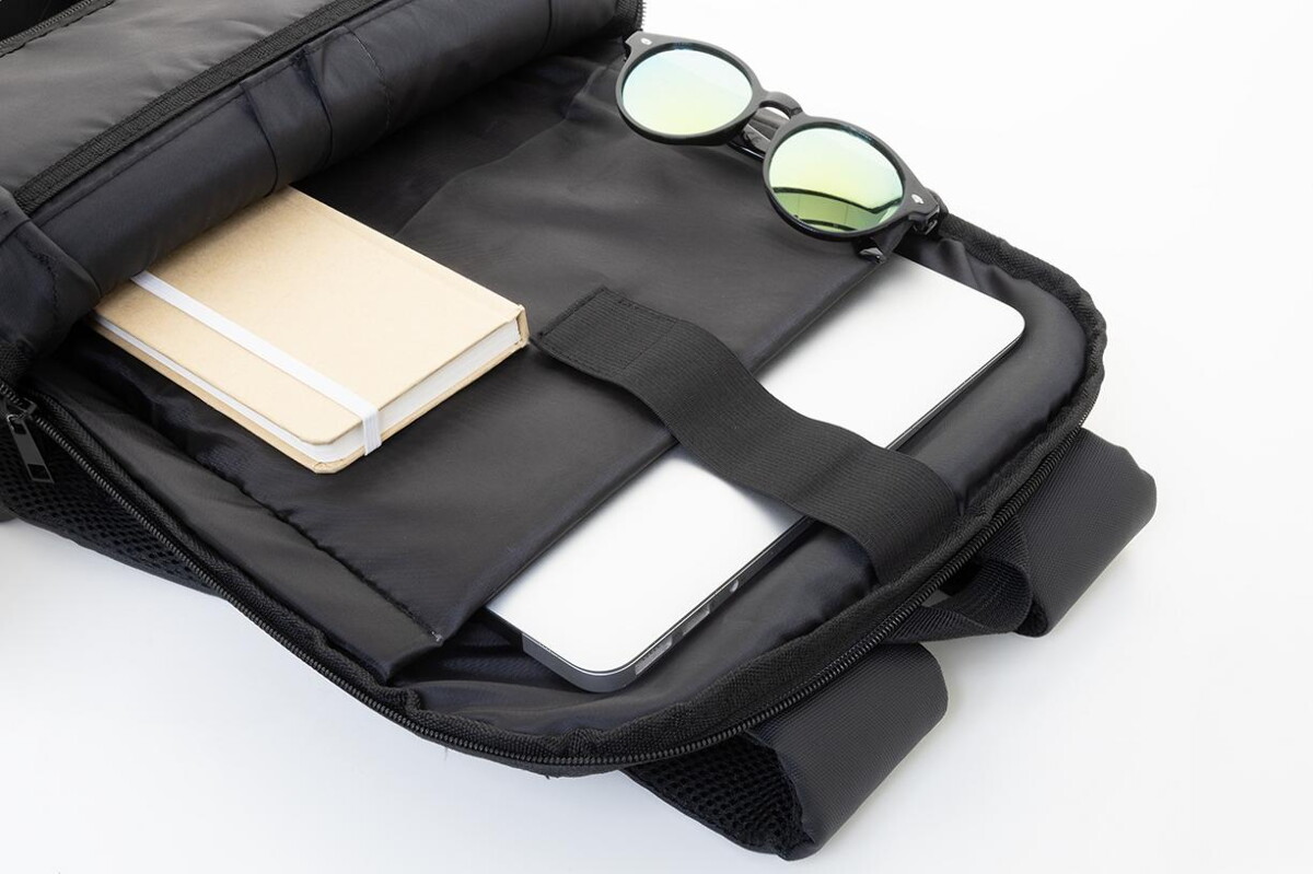 Plecaki z logo – kasier plecak rozszerzany rpet AP800586-10__FC Kasier Plecak rozszerzany RPET AP800586-10__FC