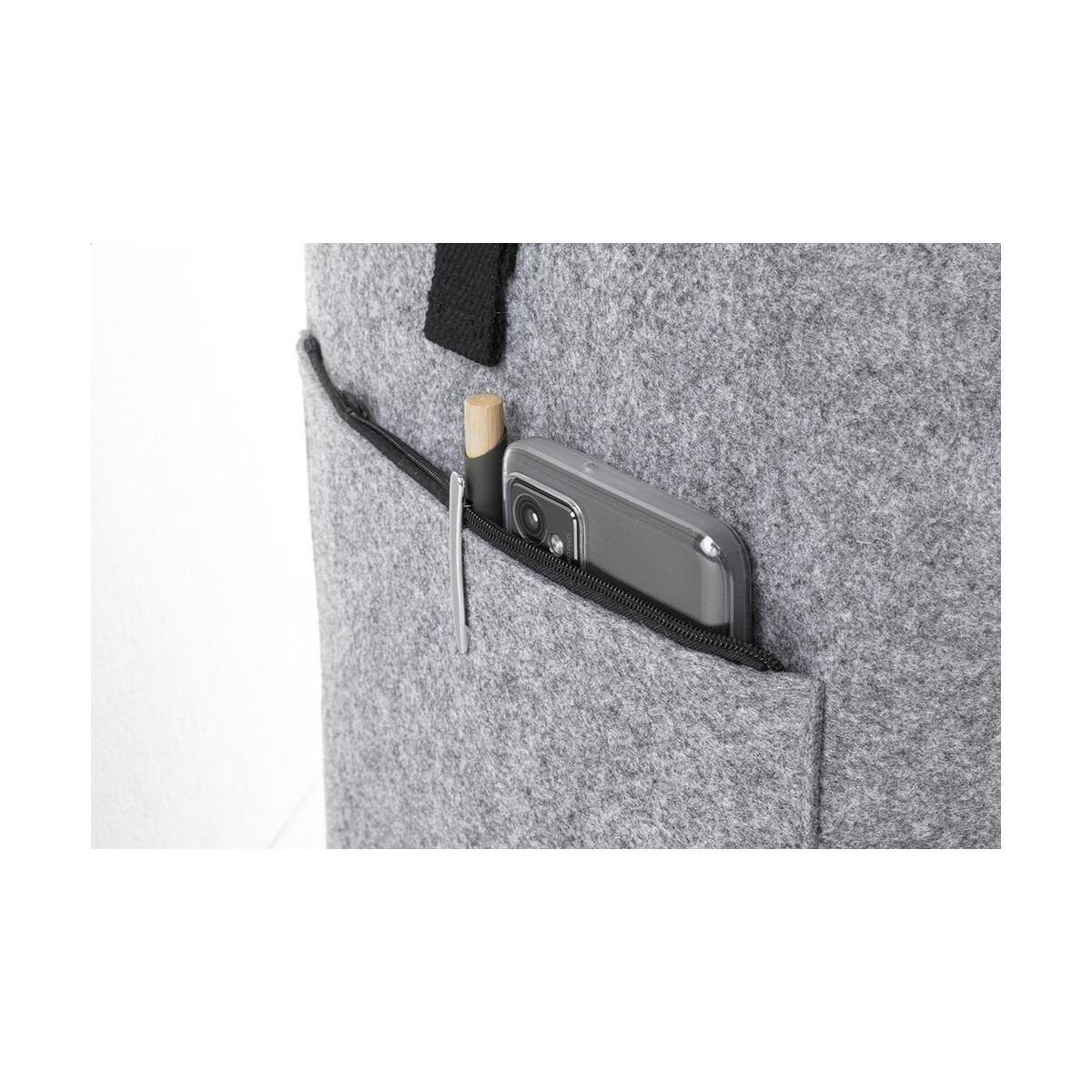 Plecaki z logo – refelt roll plecak z filcu rpet AP800575-77__FC Refelt Roll Plecak z filcu RPET AP800575-77__FC
