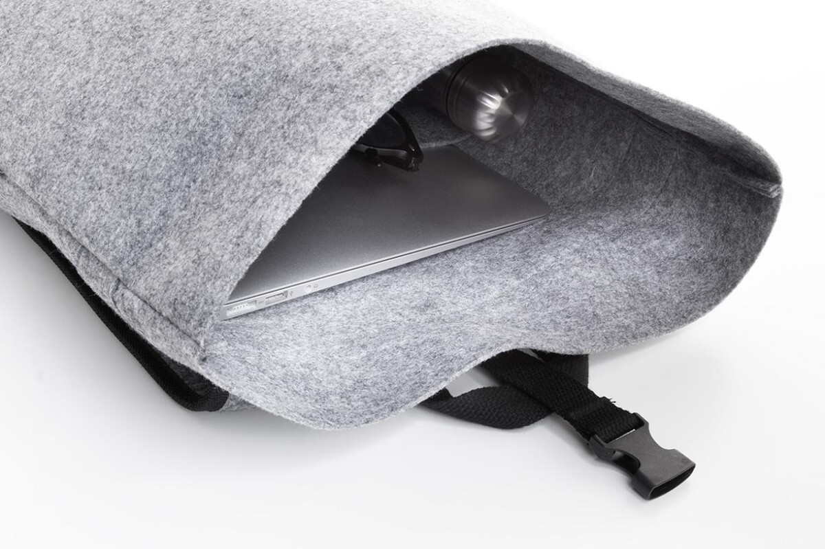 Plecaki z logo – refelt roll plecak z filcu rpet AP800575-77__FC2 Refelt Roll Plecak z filcu RPET AP800575-77__FC2
