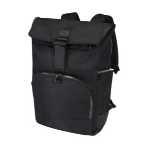 Rhine plecak ze zwijaną górą o wysokości 38 cm i pojemności 18 l wykonany z materiałów z recyklingu z certyfikatem GRS 13008890