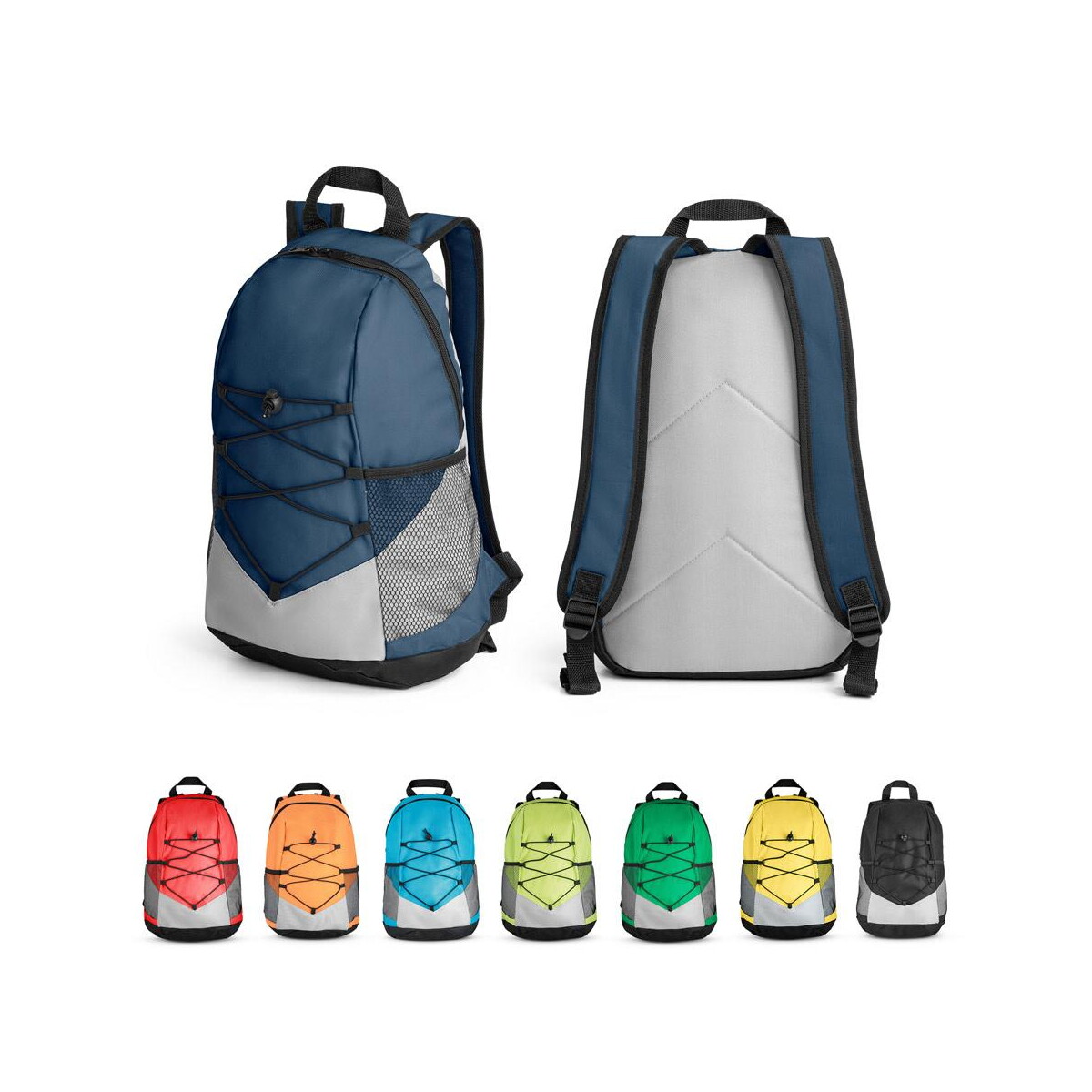 Plecaki z logo – turim ii. plecak poliester z recyklingu 600d 92471a_set TURIM II. Plecak poliester z recyklingu 600D 92471a_set