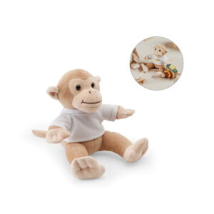 MONKY. Pluszowa zabawka w kształcie małpki z koszulką 98159_set