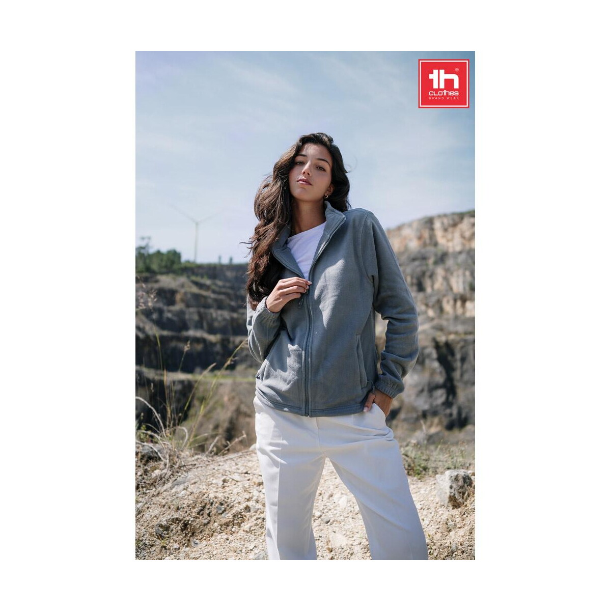 Polary z logo – thc gama women. damska bluza polarowa o wysokiej gęstości wykonana z poliestru 30259_set THC GAMA WOMEN. Damska bluza polarowa o wysokiej gęstości wykonana z poliestru 30259_set