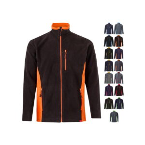 VL GERAS. Dwukolorowa kurtka polarowa (220 g/m²) z poliestru (100%) 36079_set