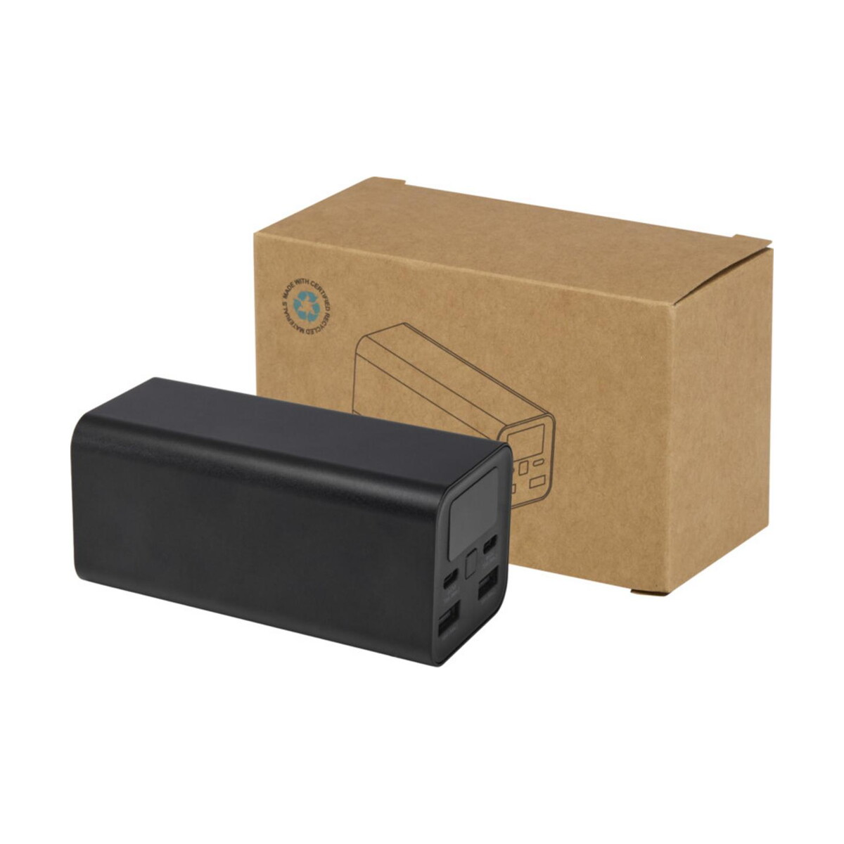 Powerbanki z logo – acamar powerbank do laptopa o pojemności 20 000 mah i mocy 70 w z aluminium z recyklingu 12444090 Acamar powerbank do laptopa o pojemności 20 000 mAh i mocy 70 W z aluminium z recyklingu 12444090