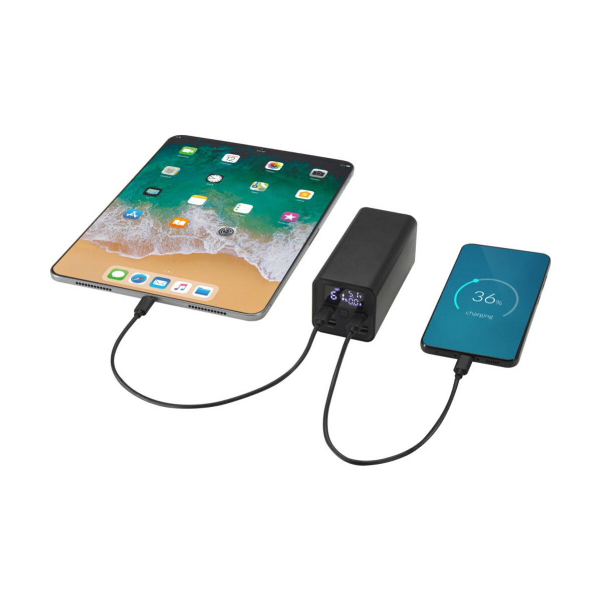 Powerbanki z logo – acamar powerbank do laptopa o pojemności 20 000 mah i mocy 70 w z aluminium z recyklingu 12444090_e3 Acamar powerbank do laptopa o pojemności 20 000 mAh i mocy 70 W z aluminium z recyklingu 12444090_e3