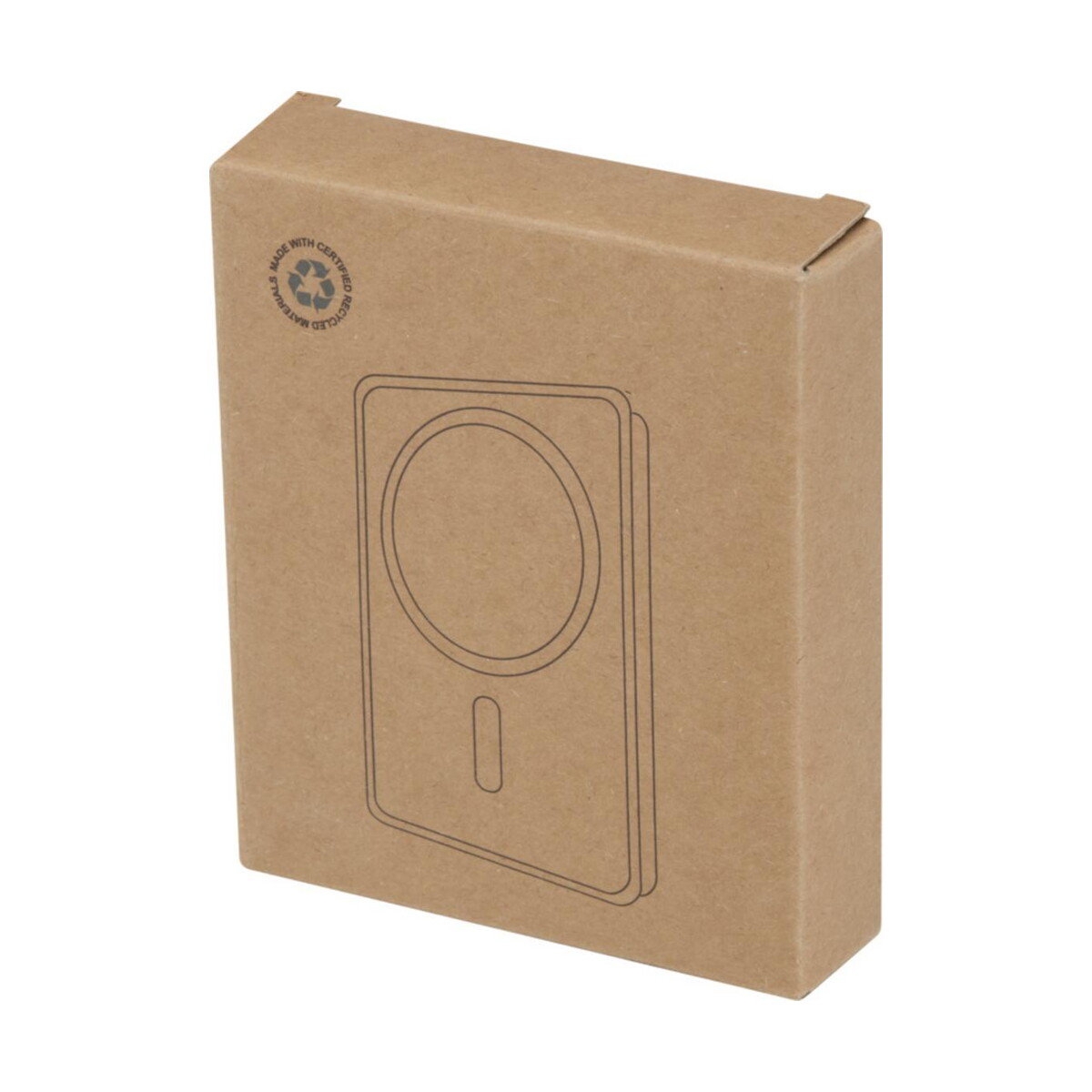 Powerbanki z logo – acrab magnetyczny bezprzewodowy powerbank o pojemności 10 000 mah i mocy 15 w z technologią 20 w pd — wykonany z tworzyw sztucznych pochodzących z recyklingu 12444201_p1 Acrab magnetyczny bezprzewodowy powerbank o pojemności 10 000 mAh i mocy 15 W z technologią 20 W PD — wykonany z tworzyw sztucznych pochodzących z recyklingu 12444201_p1
