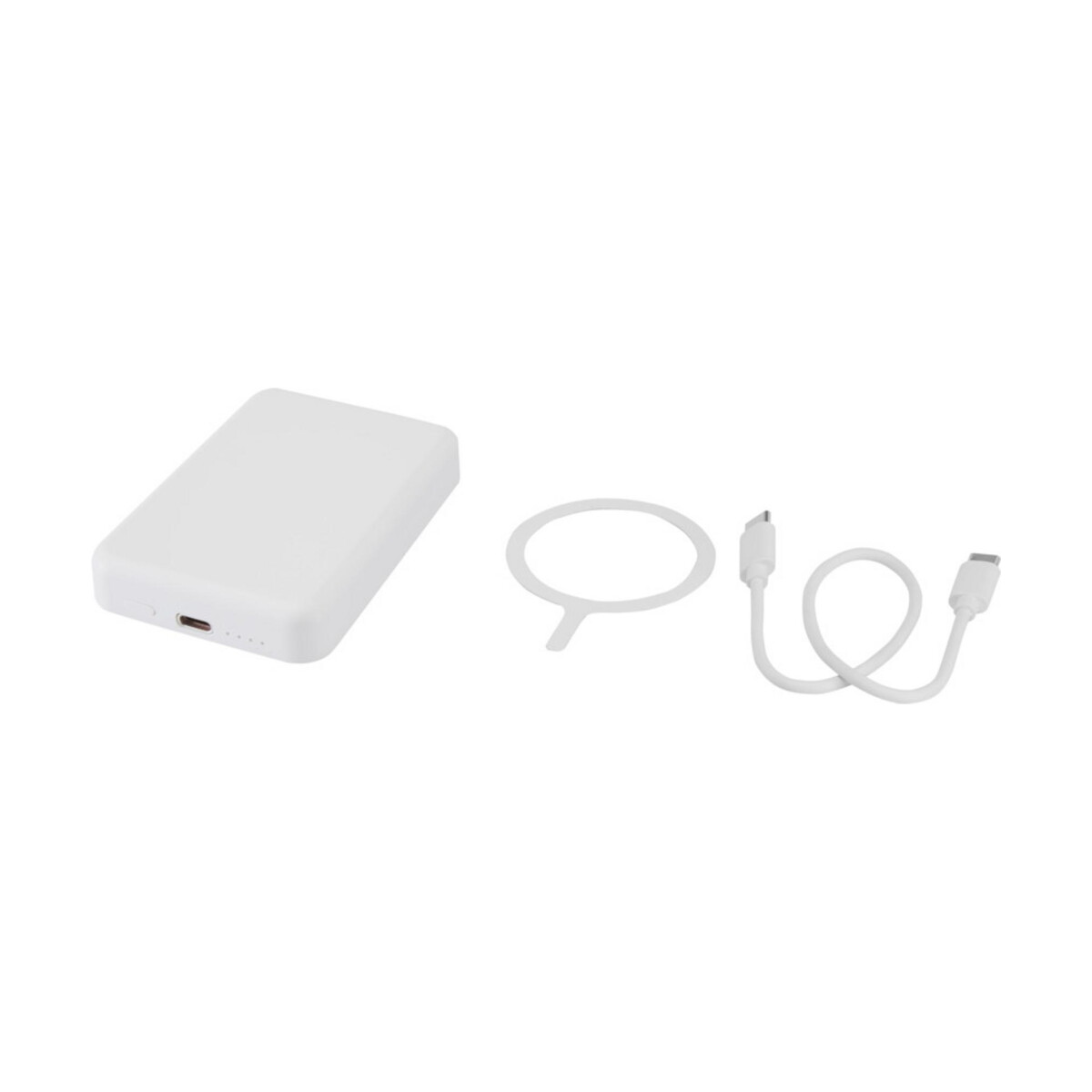 Powerbanki z logo – acrab magnetyczny bezprzewodowy powerbank o pojemności 5000 mah i mocy 15 w z technologią pd 20 w — wykonany z tworzyw sztycznych pochodzących z recyklingu. 12444101_e2 Acrab magnetyczny bezprzewodowy powerbank o pojemności 5000 mAh i mocy 15 W z technologią PD 20 W — wykonany z tworzyw sztycznych pochodzących z recyklingu. 12444101_e2