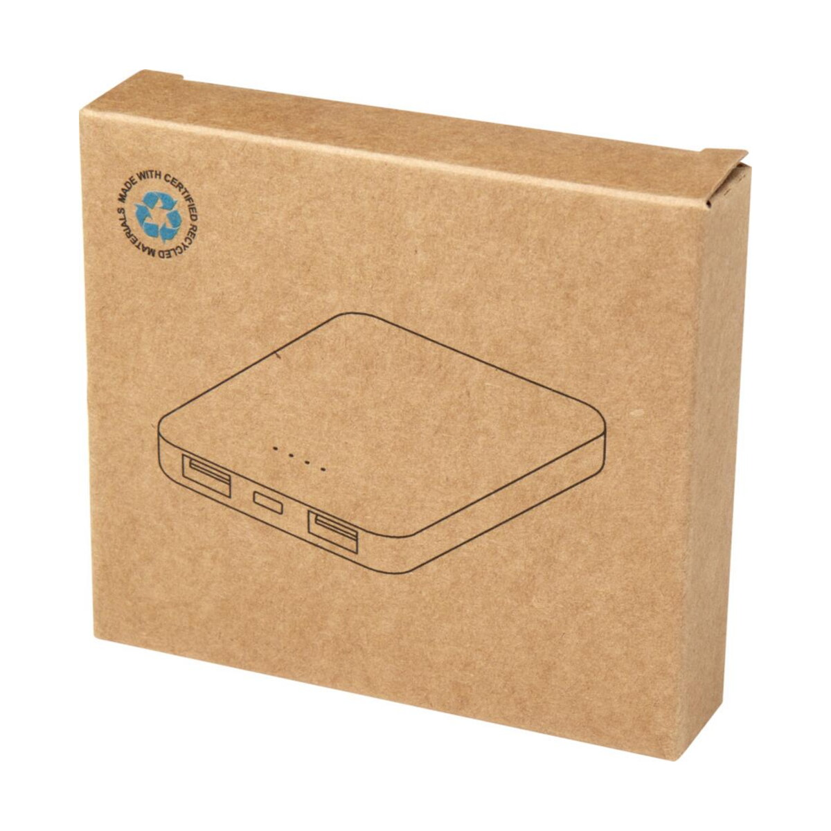 Powerbanki z logo – asama powerbank o pojemności 5000 mah type-c z tworzyw sztucznych pochodzących z recyklingu 12438301_p1 Asama powerbank o pojemności 5000 mAh Type-C z tworzyw sztucznych pochodzących z recyklingu 12438301_p1
