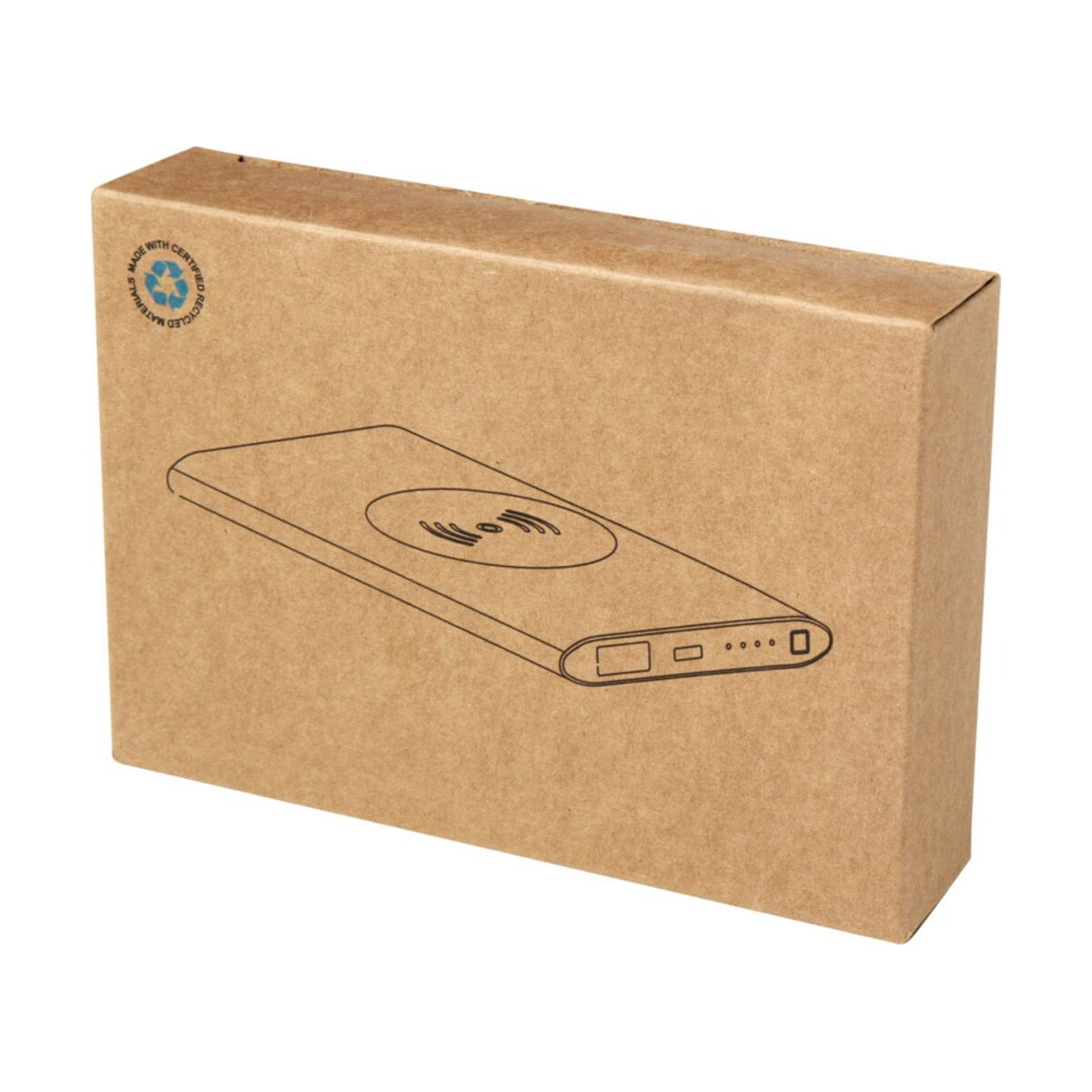 Powerbanki z logo – juice bezprzewodowy powerbank o pojemności 4000 mah type-c z aluminium pochodzącego z recyklingu 12438421_p1 Juice bezprzewodowy powerbank o pojemności 4000 mAh Type-C z aluminium pochodzącego z recyklingu 12438421_p1