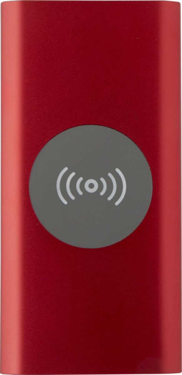 Powerbanki z logo – juice bezprzewodowy powerbank o pojemności 8000 mah type-c z aluminium pochodzącego z recyklingu 12438521_f1 Juice bezprzewodowy powerbank o pojemności 8000 mAh Type-C z aluminium pochodzącego z recyklingu 12438521_f1