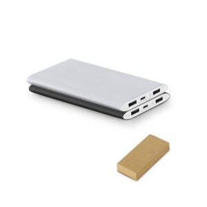 NOBEL. Power bank 7.200 mAh z aluminium pochodzącego z recyklingu (100% z rAL) 97351_set