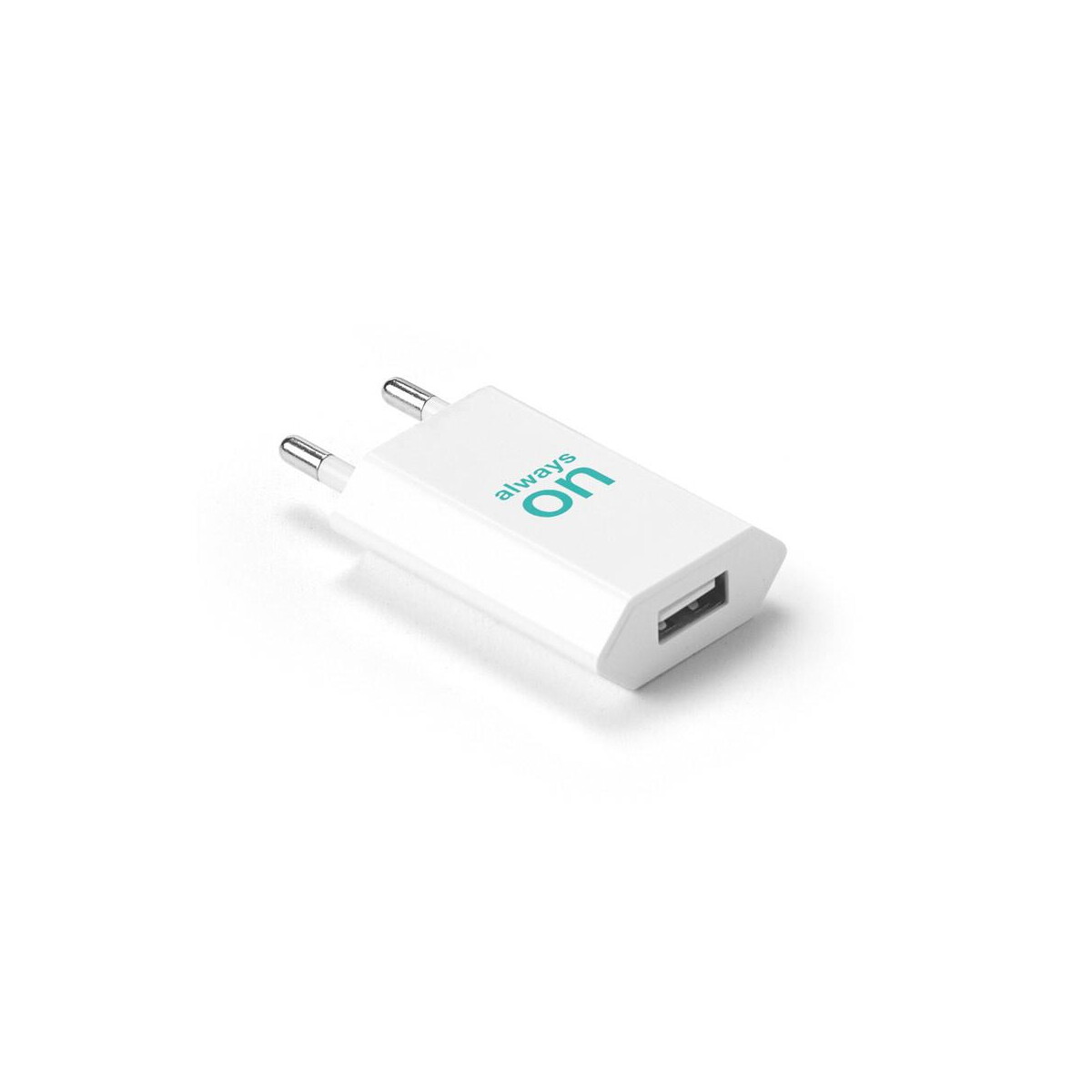 Powerbanki z logo – woese. zasilacz usb-a 5w z abs pochodzącego z recyklingu (100% rabs) 97361_106-logo WOESE. Zasilacz USB-A 5W z ABS pochodzącego z recyklingu (100% rABS) 97361_106-logo