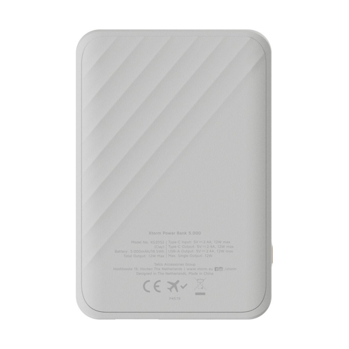 Powerbanki z logo – xtorm xg205 go2 powerbank 12 w 5000 mah z szybkim ładowaniem 12440901_b1 Xtorm XG205 Go2 powerbank 12 W 5000 mAh z szybkim ładowaniem 12440901_b1