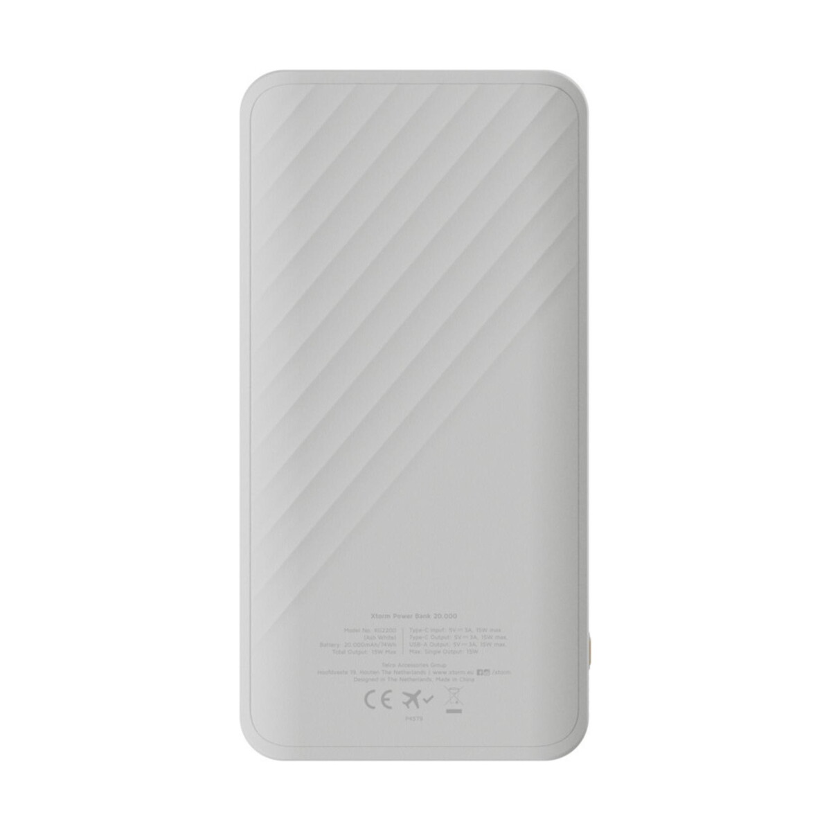 Powerbanki z logo – xtorm xg220 go2 powerbank 15 w 20 000 mah z szybkim ładowaniem 12441262_b1 Xtorm XG220 Go2 powerbank 15 W 20 000 mAh z szybkim ładowaniem 12441262_b1