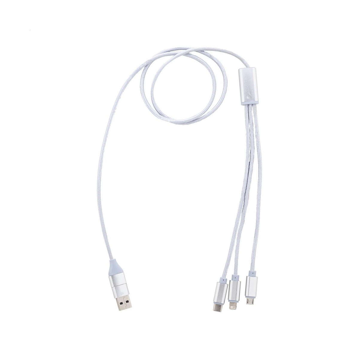 Ralong kabel USB do ładowania – srebrny AP864059-21 Ralong kabel USB do ładowania - srebrny