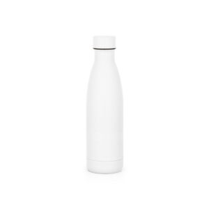 RE-BUFFON M. Termos wykonany w 90% ze stali nierdzewnej pochodzącej z recyklingu 520 ml - Biały