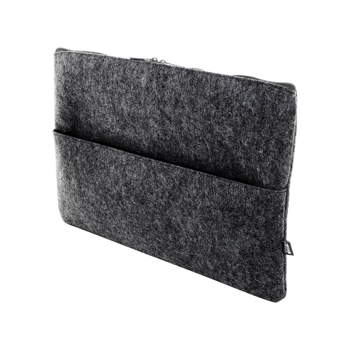 Refelt Comp Torba na laptopa z filcu RPET – ciemnoszara AP800573-80 Refelt Comp Torba na laptopa z filcu RPET - ciemnoszara