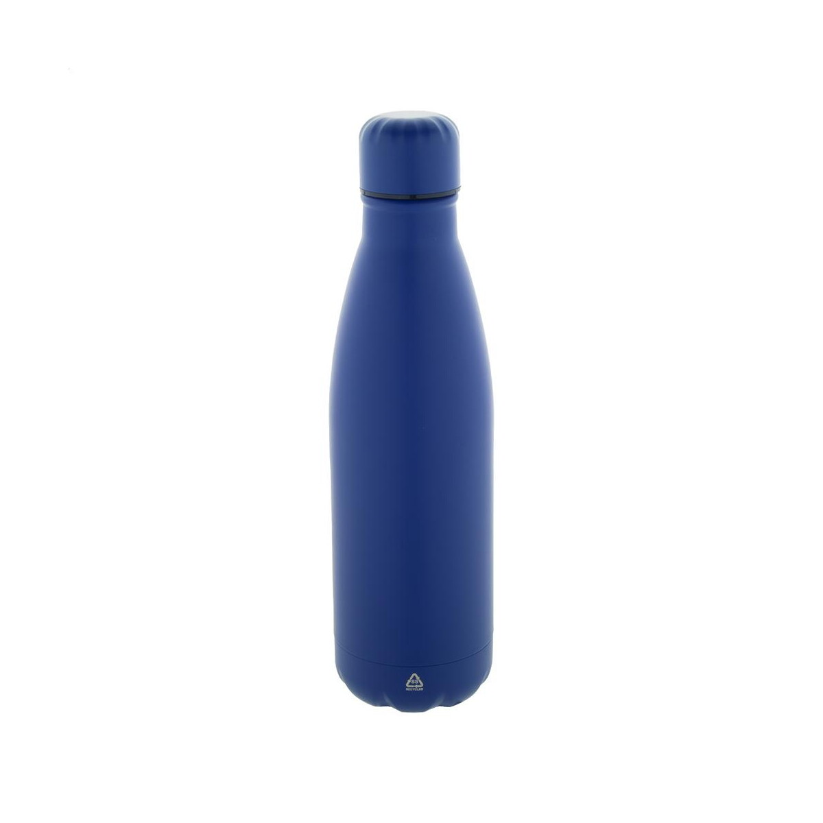 Refill butelka ze stali nierdzewnej z recyklingu – niebieska AP808117-06 Refill butelka ze stali nierdzewnej z recyklingu - niebieska