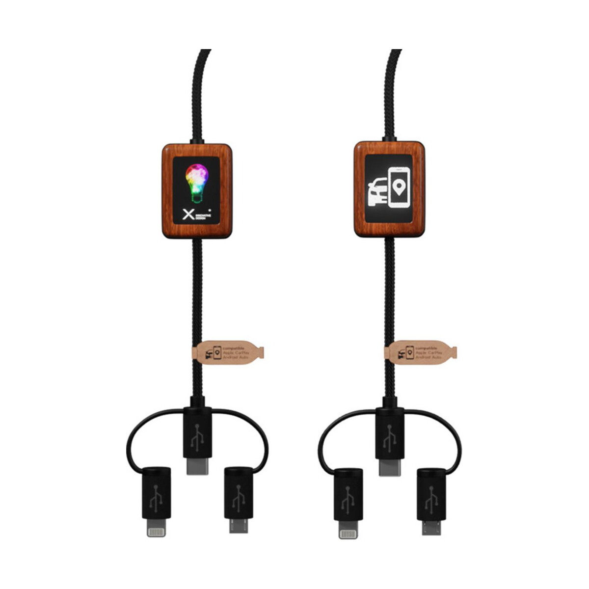 SCX.design C46 kabel CarPlay 5 w 1 – czarny 2px13890 SCX.design C46 kabel CarPlay 5 w 1 - czarny