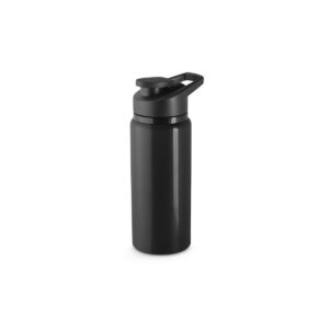 SHAWN. 90% aluminiowa z recyklingu butelka sportowa 660 mL - Czarna