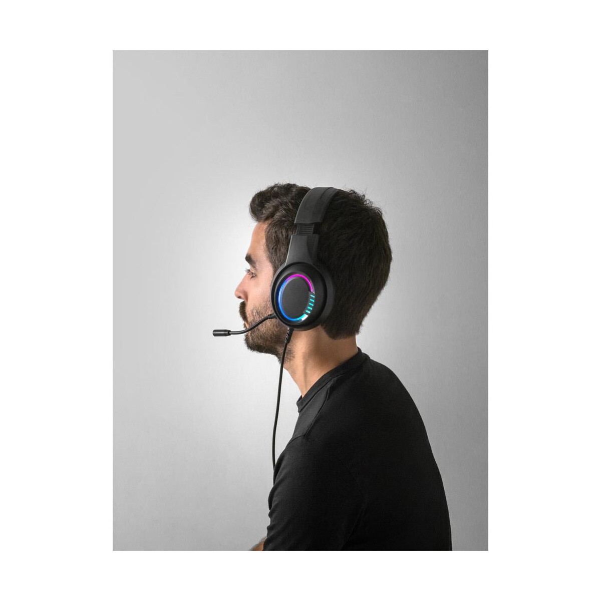Słuchawki z logo – thorne headset rgb. słuchawki abs z 2-metrowym kablem, mikrofonem i diodami led rgb 97135_103-e Thorne Headset RGB. Słuchawki ABS z 2-metrowym kablem, mikrofonem i diodami LED RGB 97135_103-e
