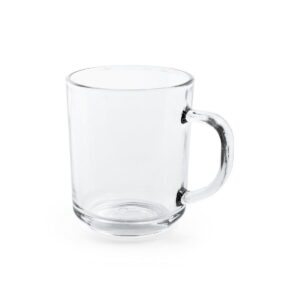 SOFFY. Szklany kubek 230 mL - transparentny