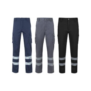 VL DIONYSUS. Elastyczne spodnie z wieloma kieszeniami (240 g/m²), z bawełny (46%), EME (38%) i poliestru (16%) 36025_set