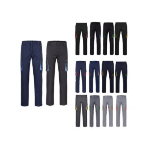 VL FIDES. Elastyczne spodnie z wieloma kieszeniami (240 g/m²) z bawełny (46%), EME (38%) i poliestru (16%) 36031_set