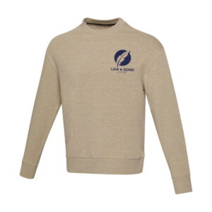 Jet sweter unisex Aware™ z okrągłym dekoltem z materiałów z recyklingu 3754307_sp_y1