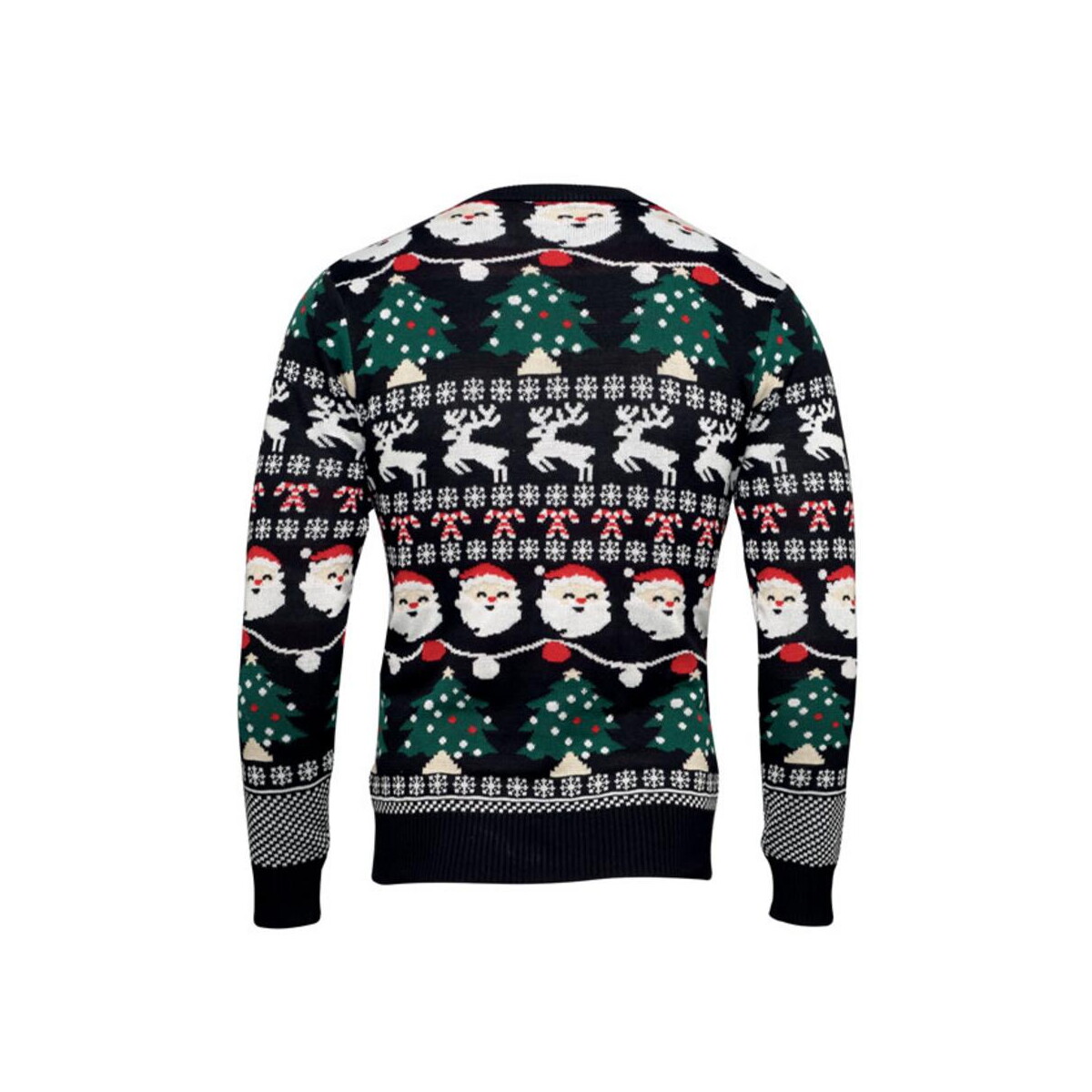 Swetry z logo – świąteczny sweter led l/xl shamis large cx1554-03-back Świąteczny sweter LED L/XL SHAMIS LARGE cx1554-03-back