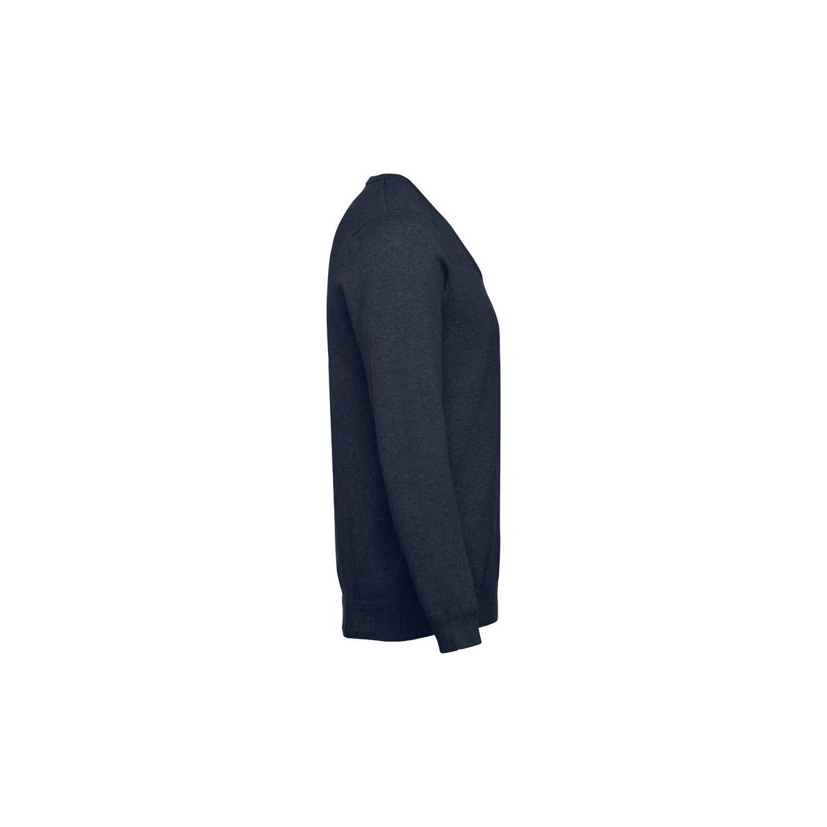 Swetry z logo – thc milan. męski sweter v-neck z bawełny i poliamidu 30149_134-c THC MILAN. Męski sweter V-neck z bawełny i poliamidu 30149_134-c