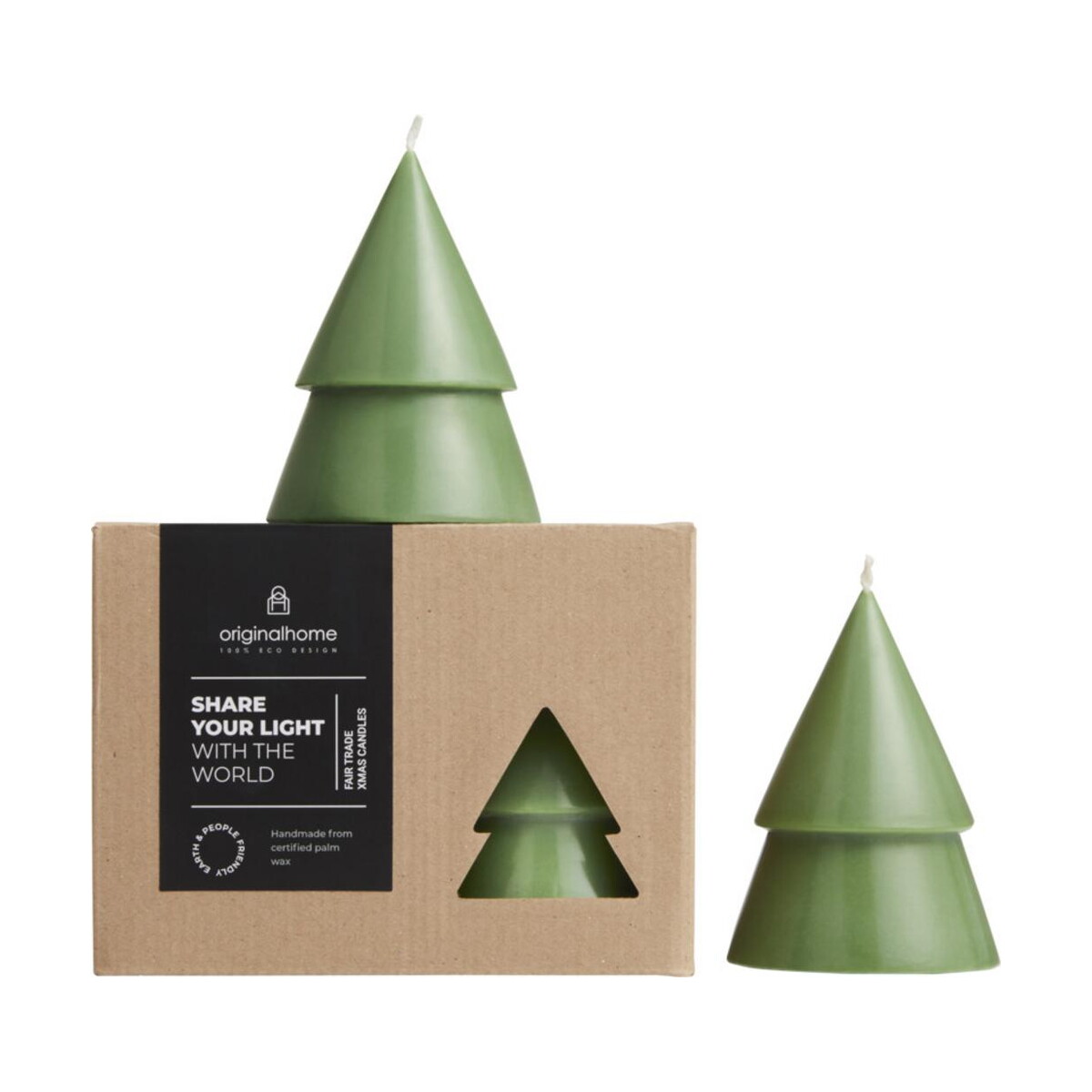 Świece z logo – orginal home świeca choinkowa matcha – m 12632462 Orginal Home świeca choinkowa matcha – M 12632462