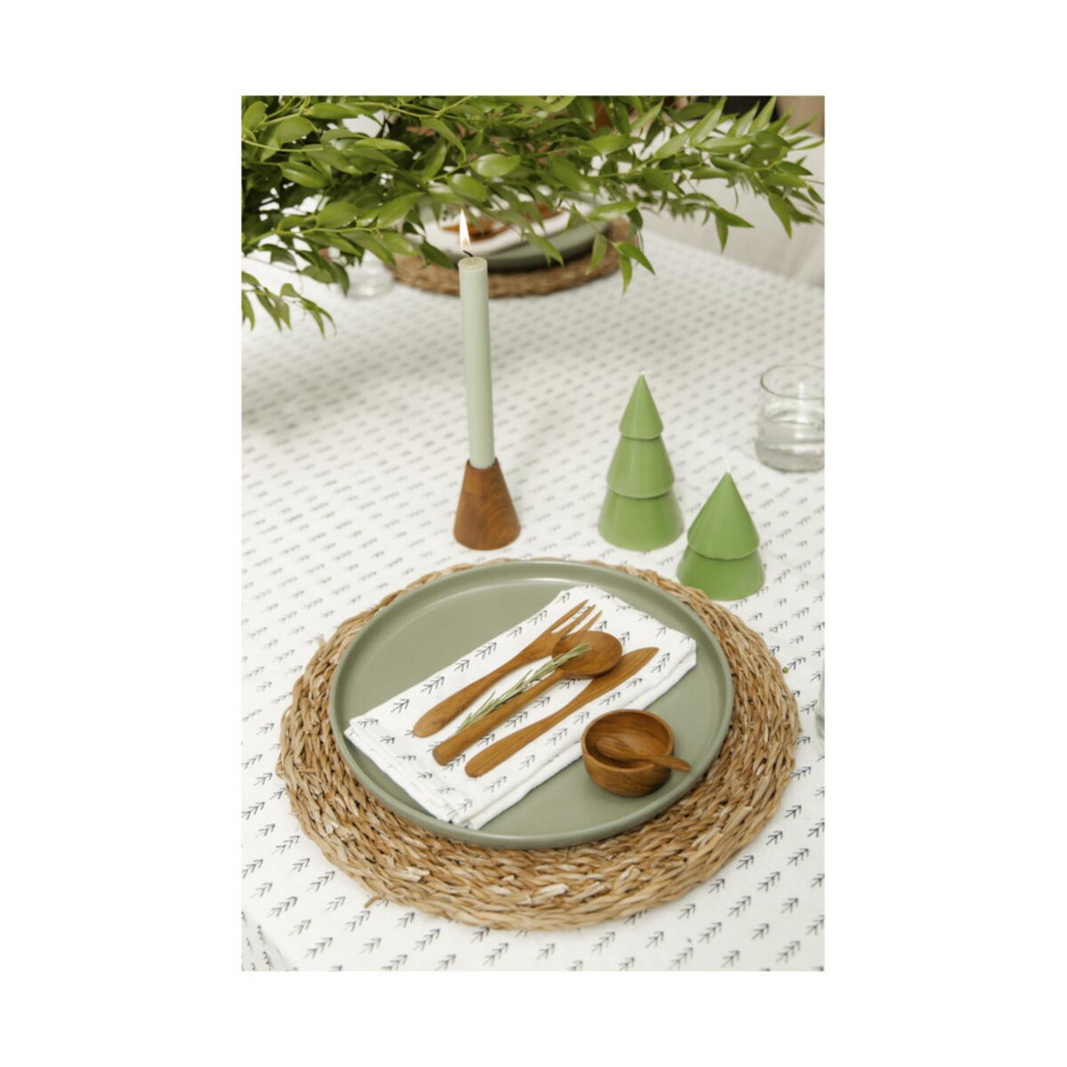 Świece z logo – orginal home świeca choinkowa matcha – m 12632462_m1 Orginal Home świeca choinkowa matcha – M 12632462_m1