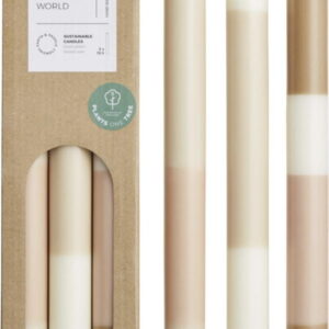 Originalhome świece warstwowe z wapienia — zestaw 3 sztuk 12642602