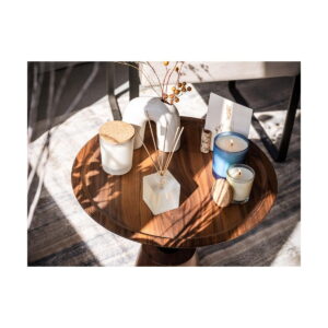 ZEN 80. Aromatyczna świeca w szklanym kubku z korkową pokrywką 80 g 95077_amb