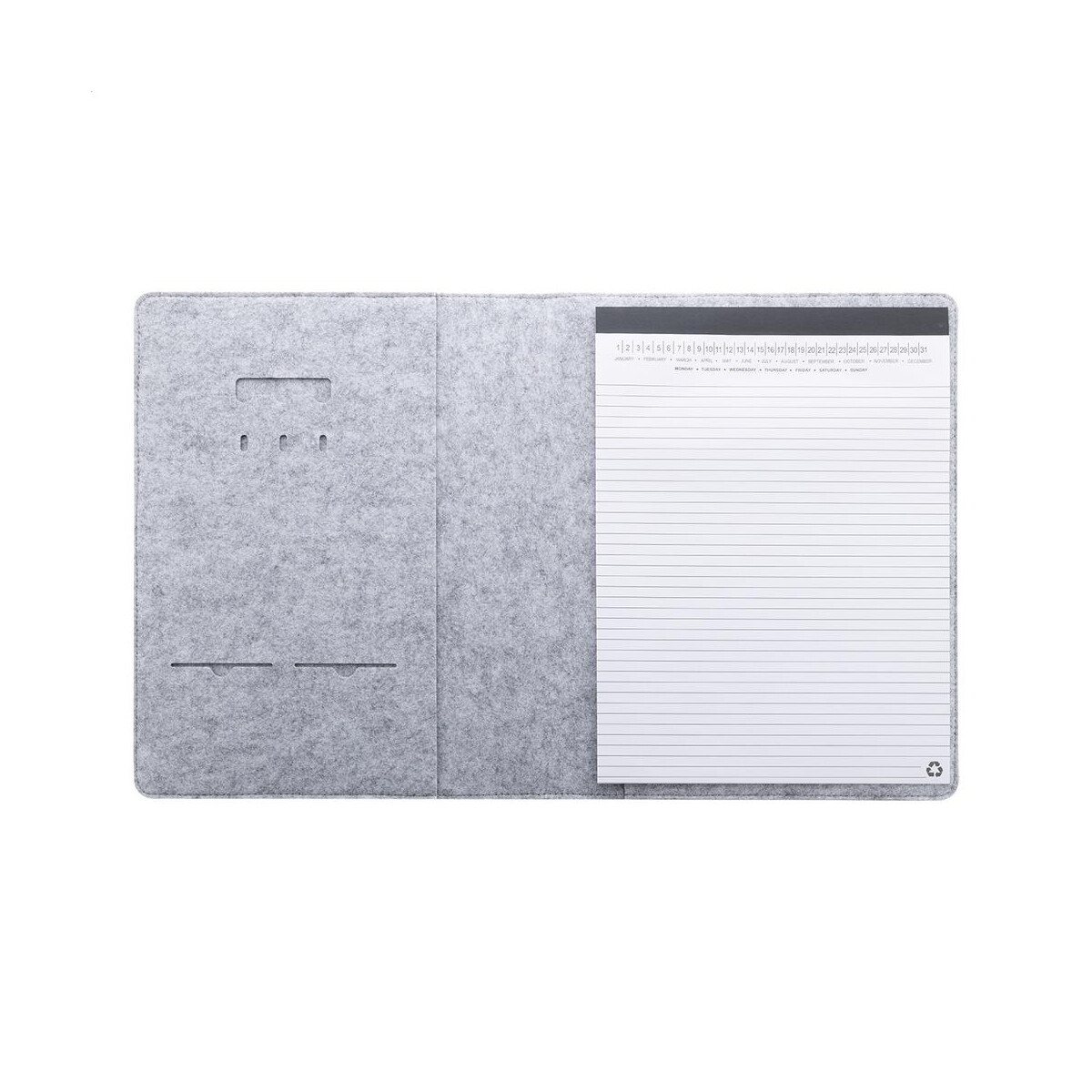 Teczki z logo – refelt meet a4 teczka na dokumenty z filcu rpet AP808272-77__B Refelt Meet A4 Teczka na dokumenty z filcu RPET AP808272-77__B
