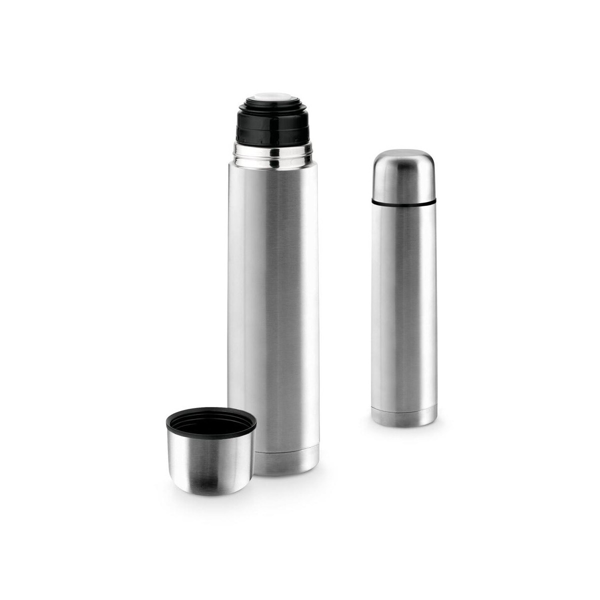 Termosy z logo – liter. termos ze stali nierdzewnej 1000 ml 94679_set LITER. Termos ze stali nierdzewnej 1000 ml 94679_set