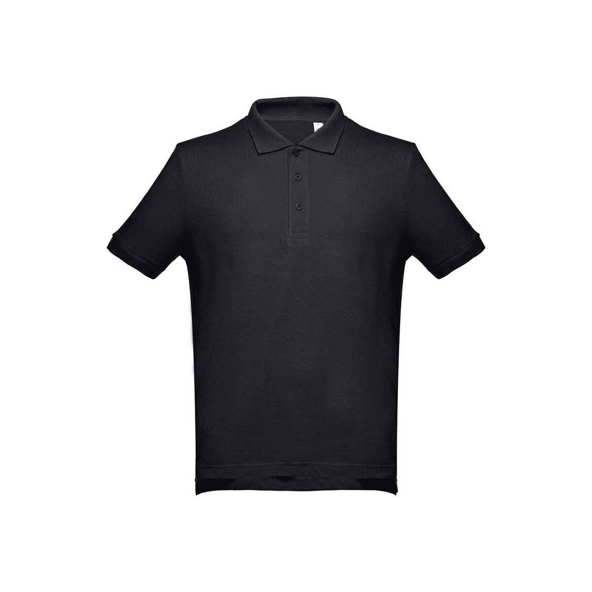 THC ADAM II. Męska bawełniana koszulka polo z krótkim rękawem – Czarna 11167_103-a THC ADAM II. Męska bawełniana koszulka polo z krótkim rękawem - Czarna