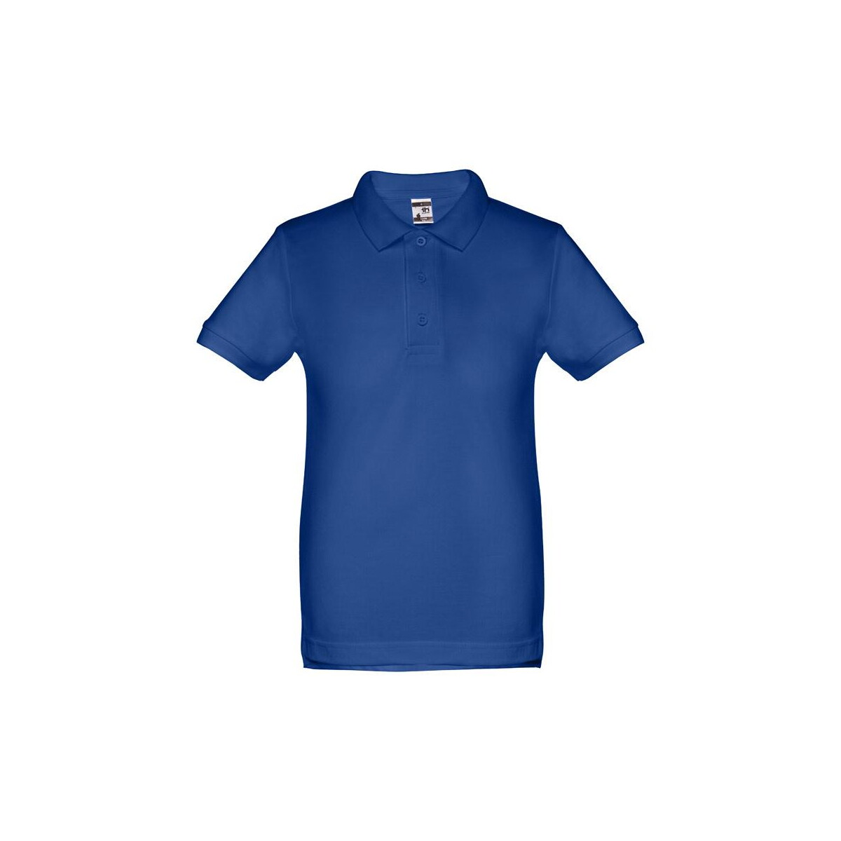 THC ADAM KIDS. Bawełniana koszulka polo z krótkim rękawem dla dzieci (unisex) – Szafirowa 30173_114 THC ADAM KIDS. Bawełniana koszulka polo z krótkim rękawem dla dzieci (unisex) - Szafirowa