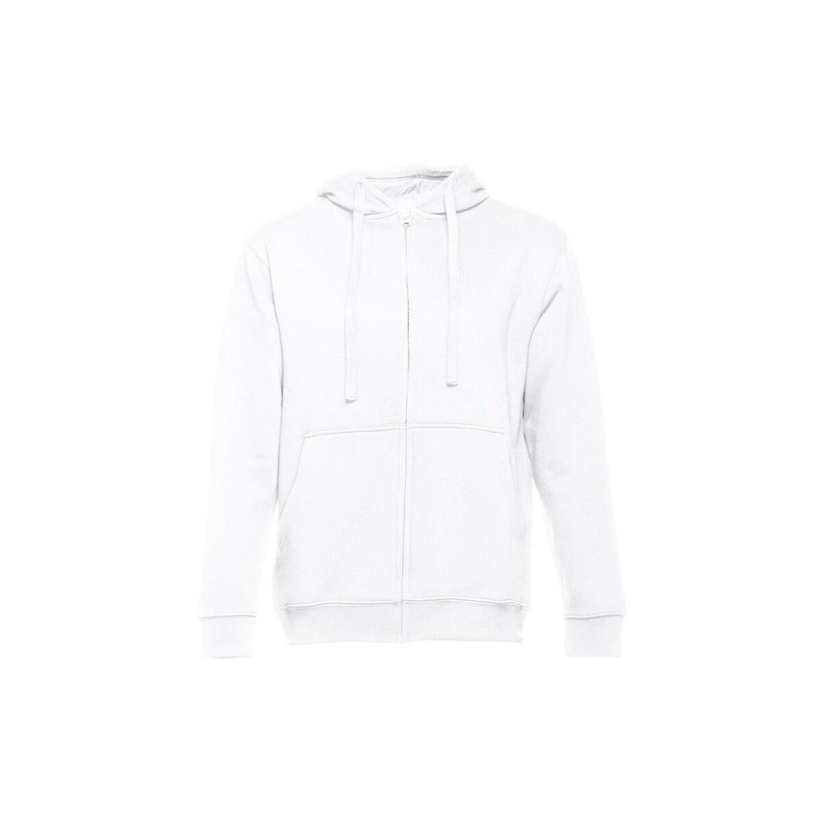 THC AMSTERDAM WH. Męska bluza z kapturem i pełnym zamkiem – Biała 30256_106 THC AMSTERDAM WH. Męska bluza z kapturem i pełnym zamkiem - Biała