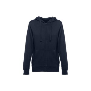 THC AMSTERDAM WOMEN. Bluza damska z bawełny i poliestru - Granatowa