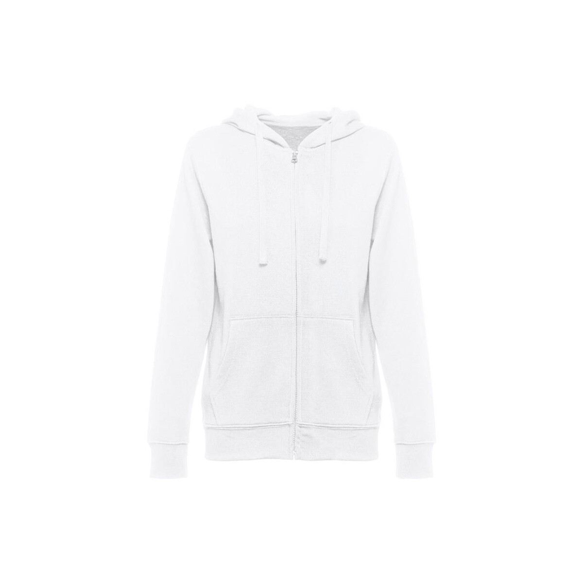 THC AMSTERDAM WOMEN WH. Bluza damska z kapturem i pełnym zamkiem – Biała 30257_106 THC AMSTERDAM WOMEN WH. Bluza damska z kapturem i pełnym zamkiem - Biała