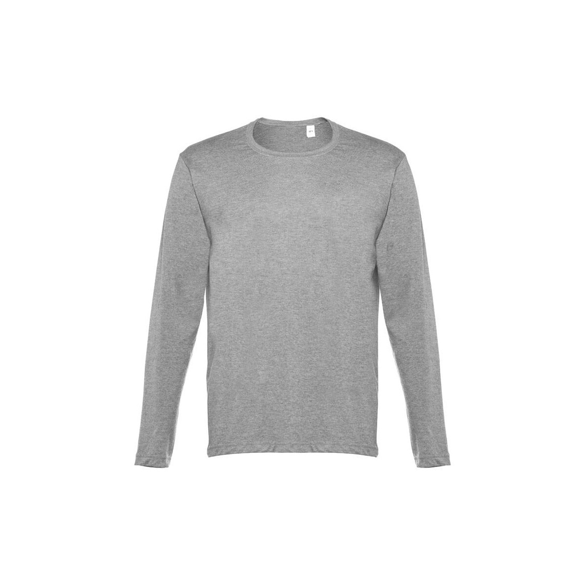 THC BUCHAREST. Męski t-shirt z długim rękawem – Jasnoszary melanż 30124_183 THC BUCHAREST. Męski t-shirt z długim rękawem - Jasnoszary melanż