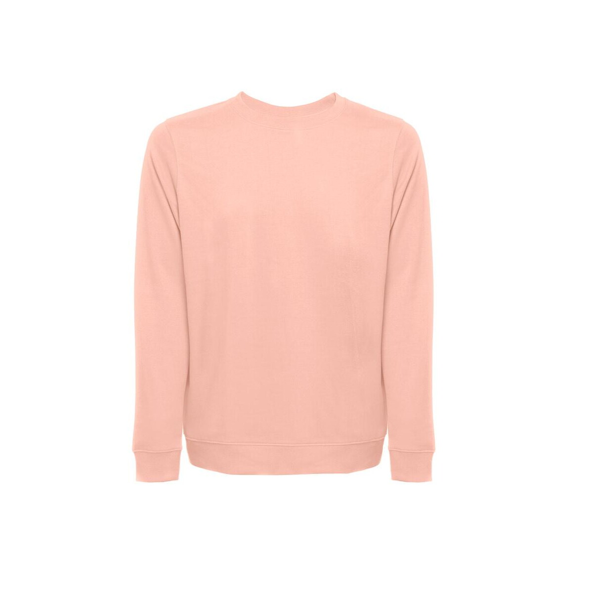 THC COLOMBO. Bluza (unisex) z włoskiego materiału frotte bez zapięcia – łososiowa 30266_168 THC COLOMBO. Bluza (unisex) z włoskiego materiału frotte bez zapięcia - łososiowa